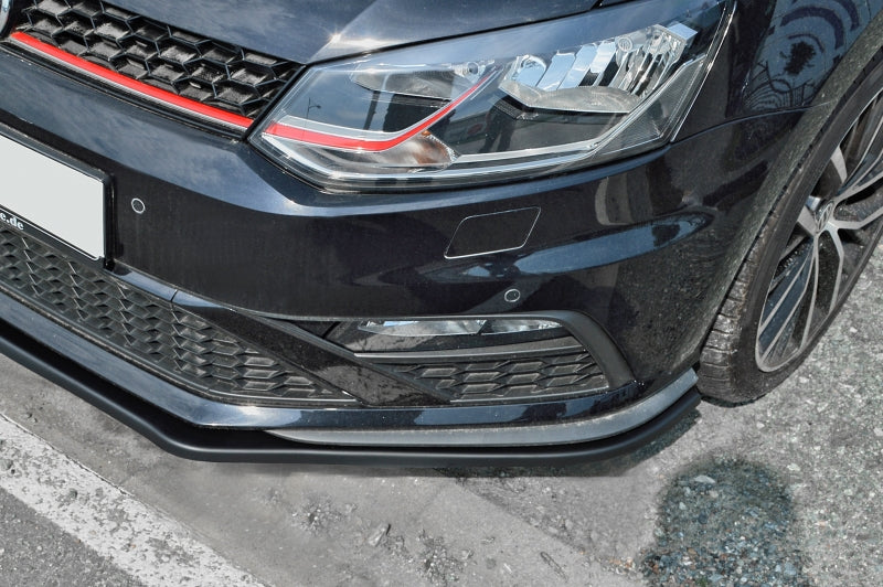 CUP Frontspoilerlippe ABS Volkswagen Polo 5, GTI, 6C ab Bj.: 2014-- Schwarz Matt