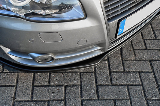 CUP Frontspoilerlippe ABS Audi A4 / B7 Bj.:2004-2008 Schwarz Glanz