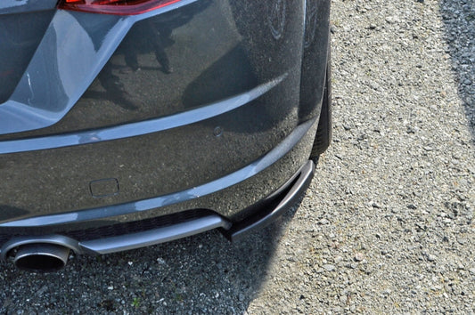 Heckansatz Seitenteile ABS Audi TT 8S ab Bj.: 2014- Schwarz Glanz