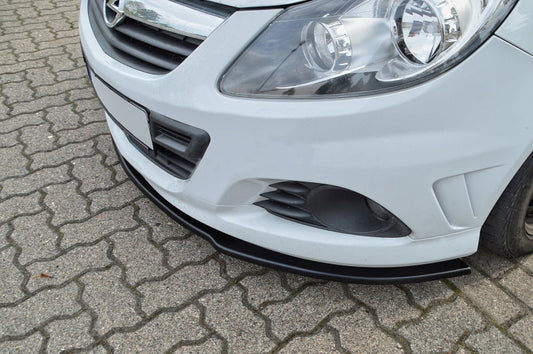 CUP Frontspoilerlippe ABS Opel Corsa D OPC Bj.: 2007-2014 Schwarz Glanz