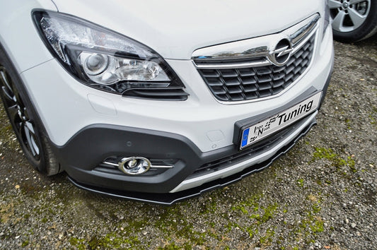 CUP Frontspoilerlippe ABS Opel Mokka Bj.: 2012-2016 Schwarz Glanz