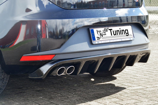 Heckansatz Heckdiffusor Seat Leon 3, 5F Bj.: 2012-2016 Carbon