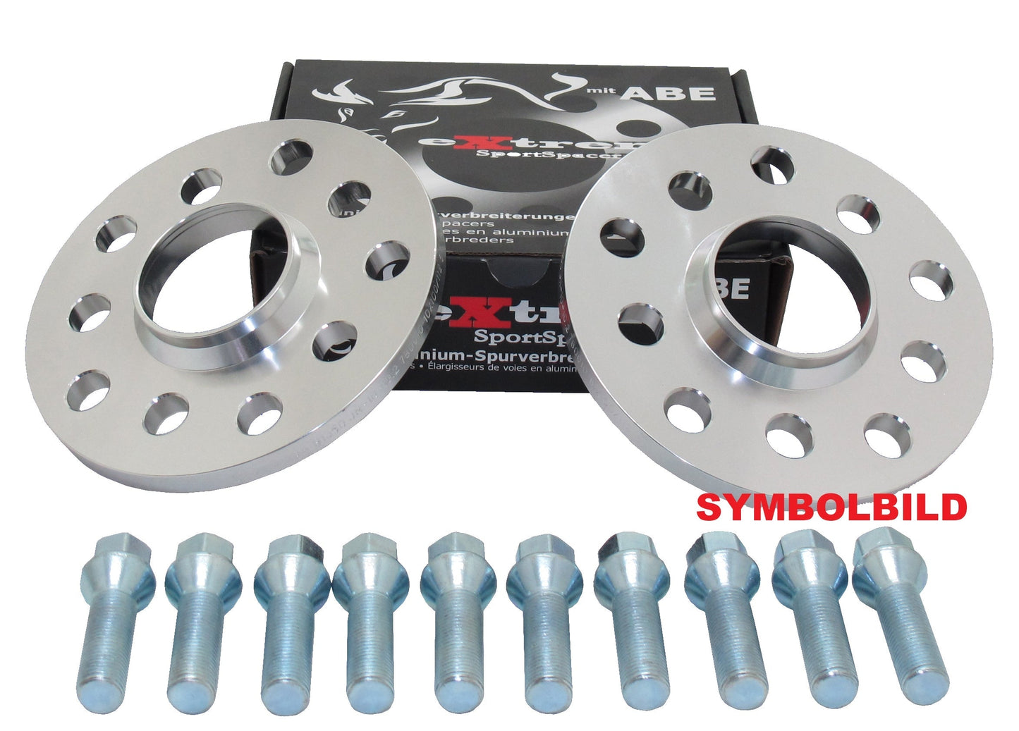 Spurverbreiterung Set 30mm inkl. Radschrauben für BMW X1 E84