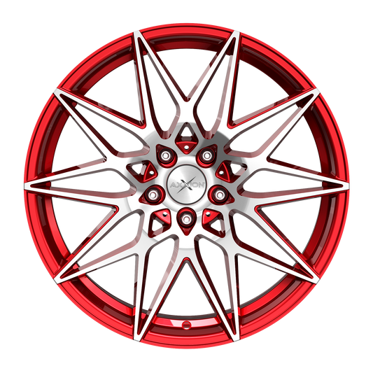 AXXION Felge AX9 Kirschrot Hochglanzpoliert