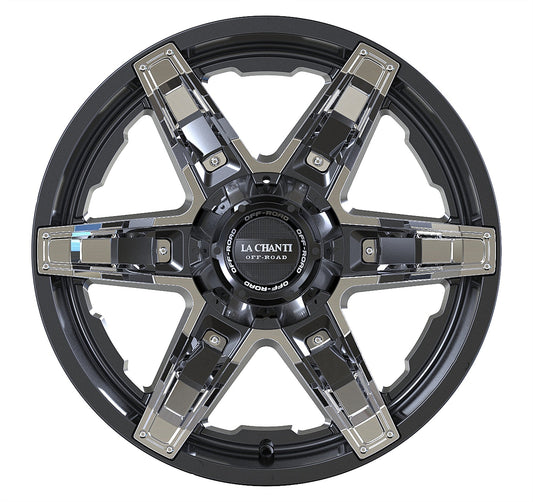 La Chanti LC-OF 16 Gloss Black Milled(Chrome Inserts)
