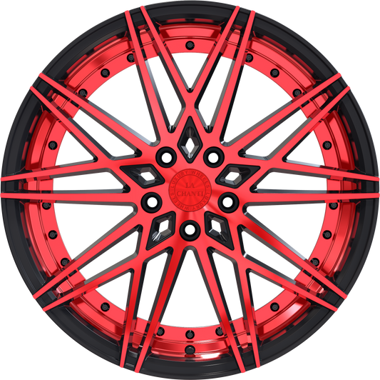 La Chanti LC-P1 Gloss Black / RED Spockes