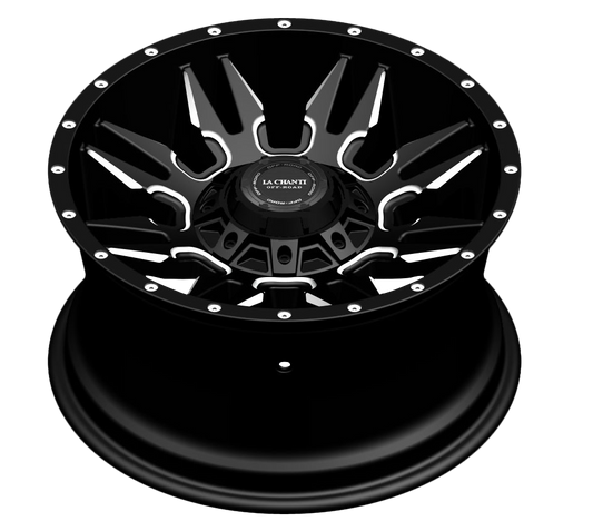 La Chanti LC-OF 5 Gloss Black Milled Spockes