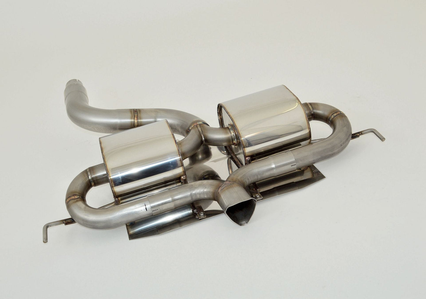 FMS 76mm Duplex-Sportendschalldämpfer mittig Opel Corsa D OPC