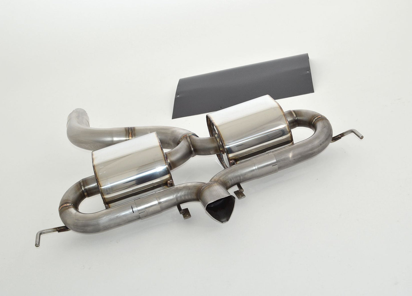 FMS 76mm Duplex-Sportendschalldämpfer mittig Opel Corsa D OPC
