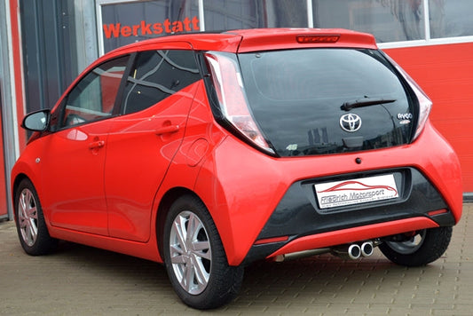 FMS Sportendschalldämpfer mittig Toyota Aygo II