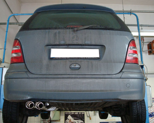 FOX Mercedes A-Klasse W168 Diesel Endschalldämpfer - 2x88x74 Typ 32