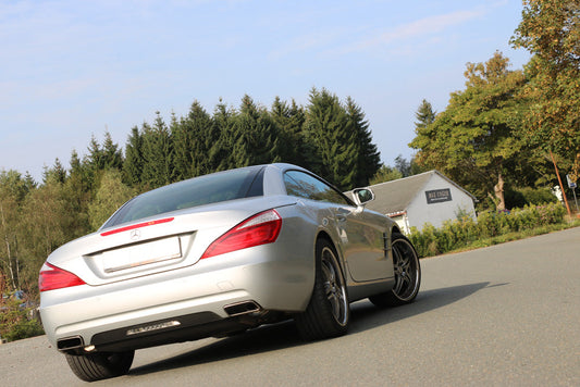 FOX Mercedes SL 231 Endschalldämpfer rechts/links - Austritt in den originalen Endrohren