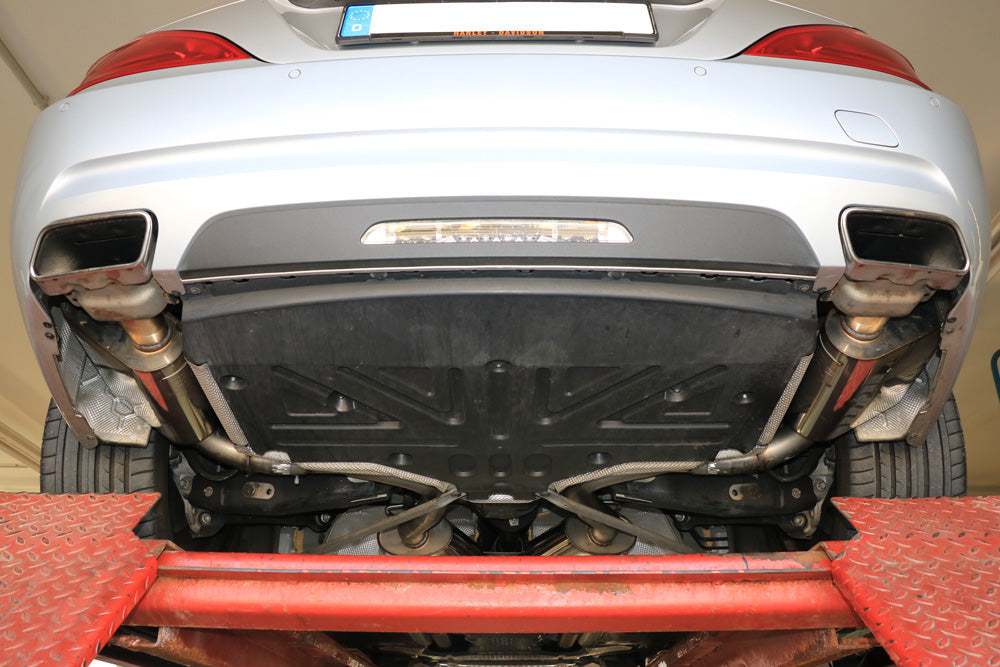 FOX Mercedes SL 231 Endschalldämpfer rechts/links - Austritt in den originalen Endrohren