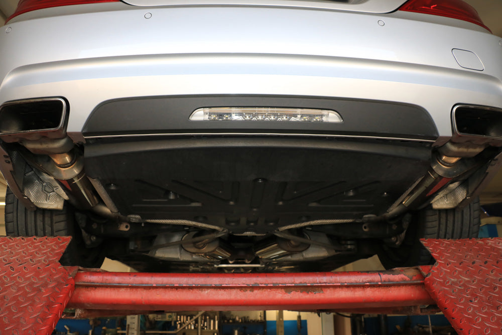 FOX Mercedes SL 231 Endschalldämpfer rechts/links - Austritt in den originalen Endrohren