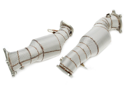 TA Technix Downpipe mit Hitzeschild und Katalysator passend für Nissan Skyline / GT-R R35