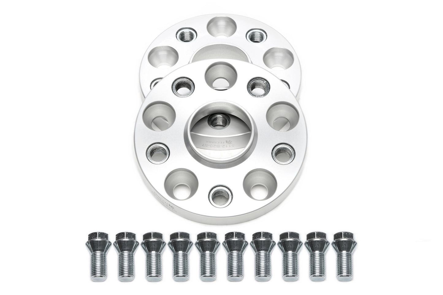 TA Technix Spurverbreiterungsset für OEM Radschrauben 20mm pro Seite/40mm pro Achse, LK 5x112, NLB 57,1