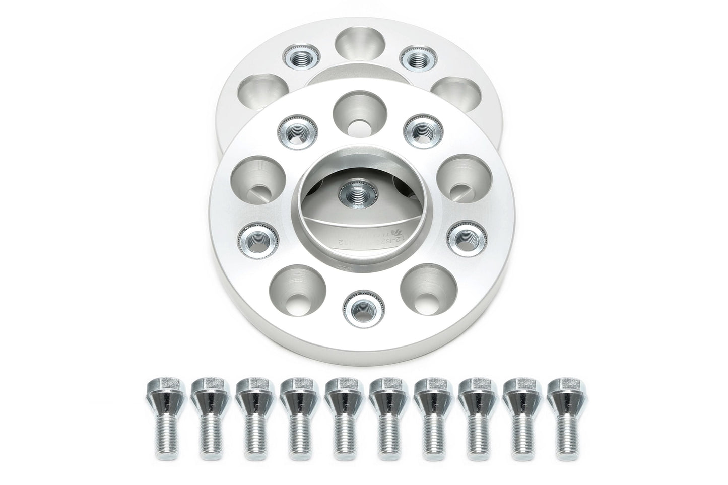 TA Technix Spurverbreiterungsset für OEM Radschrauben 20mm pro Seite/40mm pro Achse, LK 5x112, NLB 66,6-M12