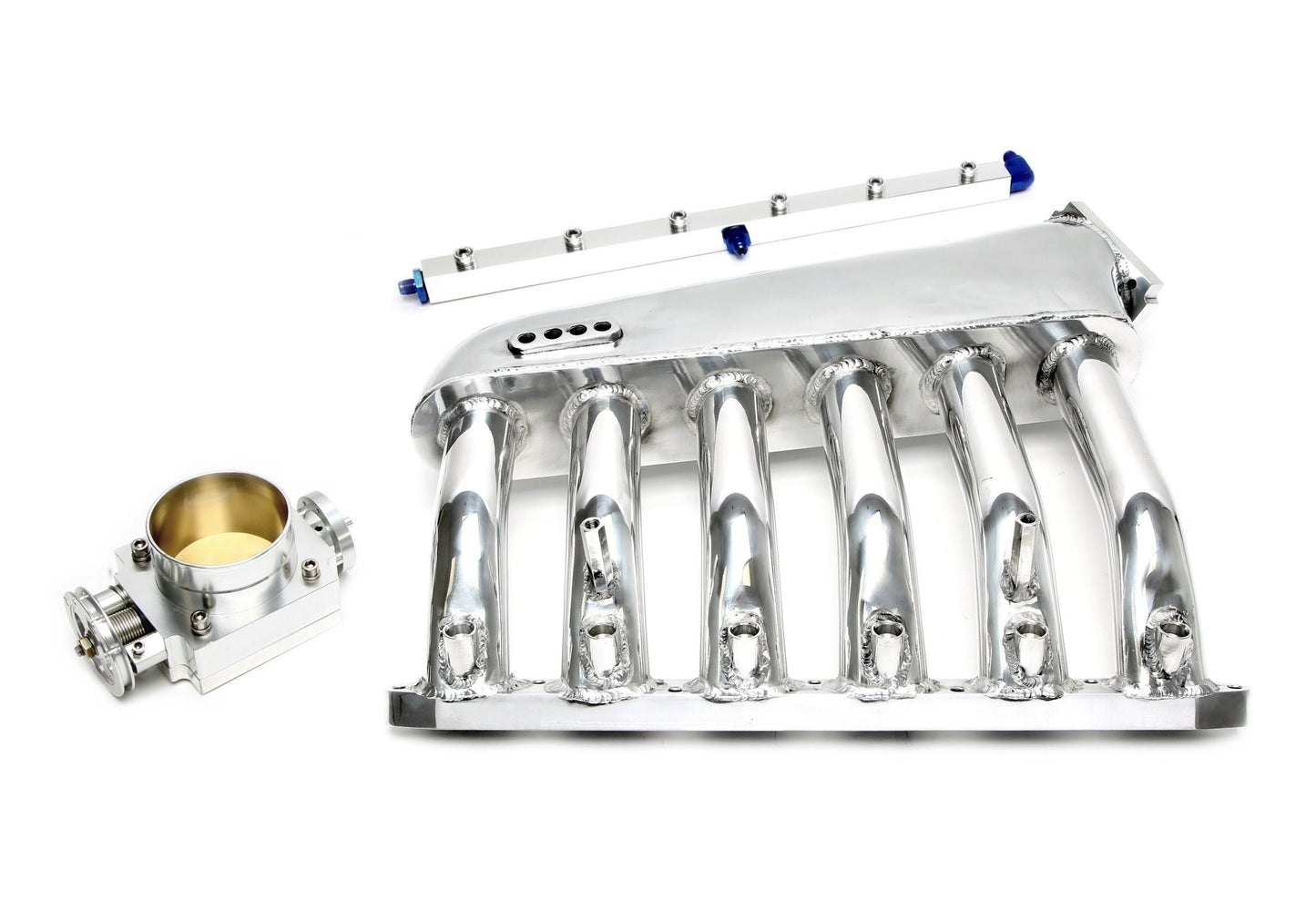 TA Technix Ansaugbrücken Set silber passend für BMW 3+5er Serie E36+E46+E34+E39 - Motorcode M50
