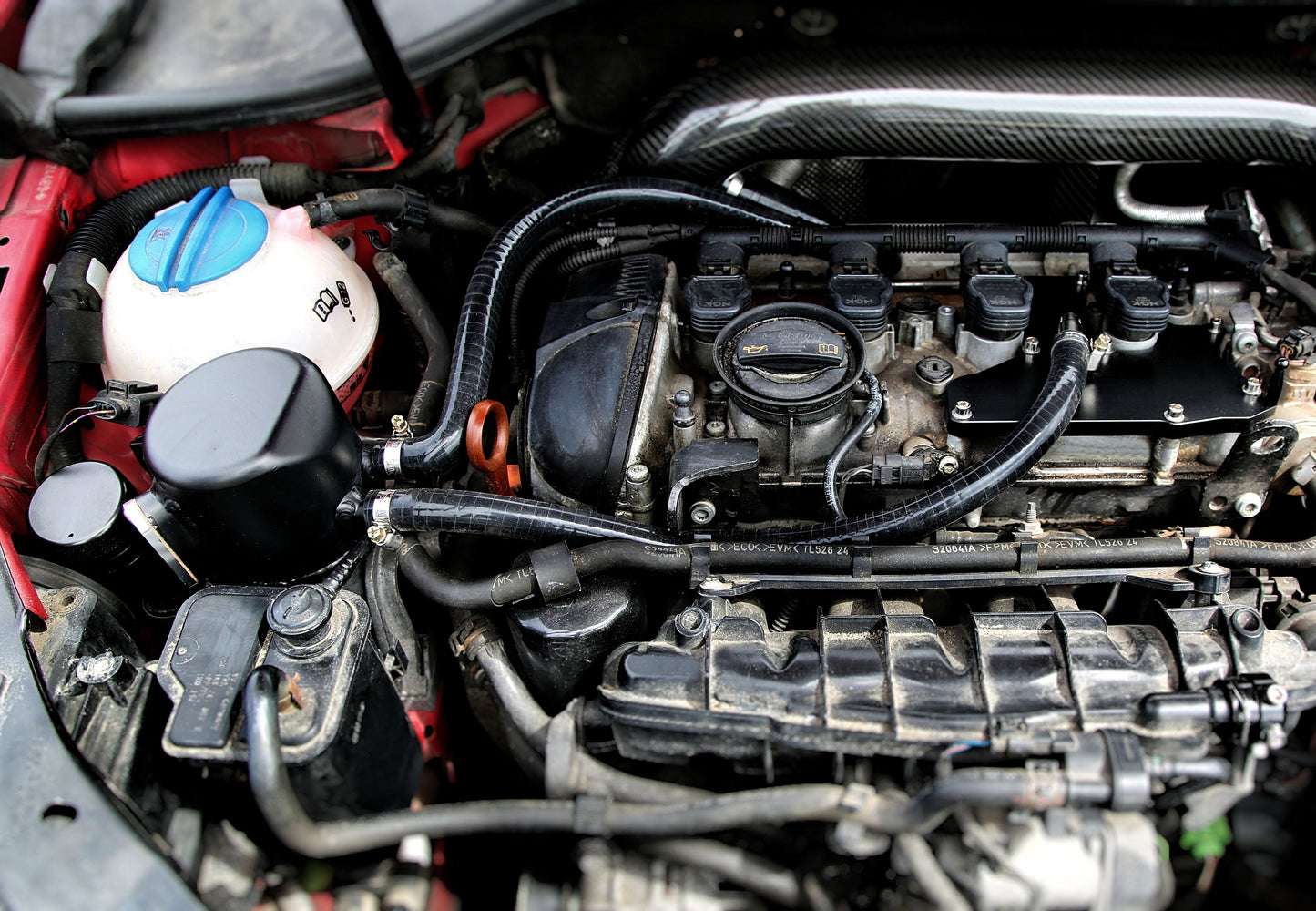 TA Technix Öl Catch Can Tank Kit passend für Audi A3/TT / Seat Leon / Skoda Octavia / VW Golf VI MQB (EA888) Generation II