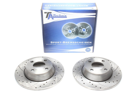 TA Technix Sport Bremsscheiben Satz Vorderachse passend für Audi 80 B4