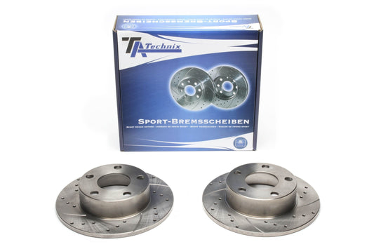 TA Technix Sport Bremsscheiben Satz Hinterachse passend für Audi A6 / S6