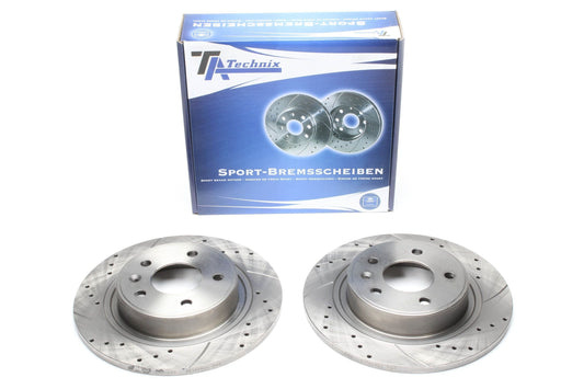 TA Technix Sport Bremsscheiben Satz Hinterachse passend für Opel Ampera/Astra J/Zafira