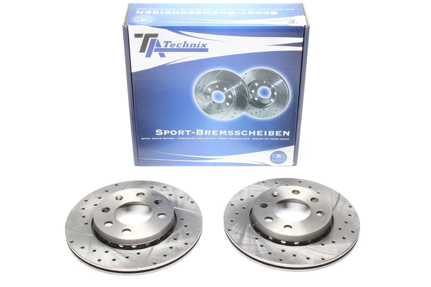 TA Technix Sport Bremsscheiben Satz Vorderachse passend für Audi A2 / VW Lupo