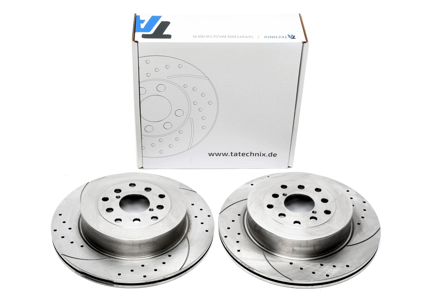 TA Technix Sport Bremsscheiben Satz Hinterachse passend für Subaru Impreza Stufenheck (GD)