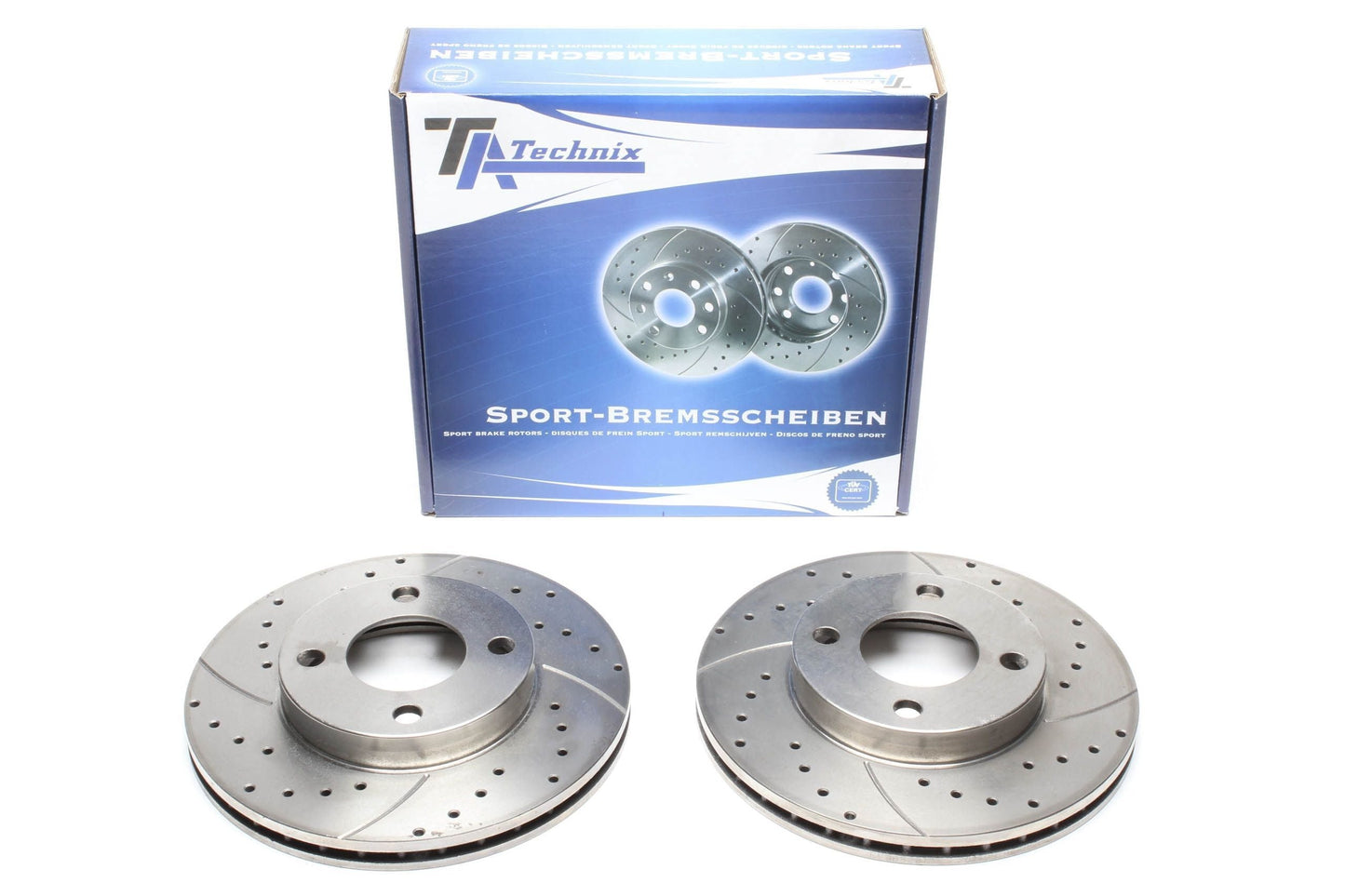 TA Technix Sport Bremsscheiben Satz Vorderachse passend für Audi 80/90/100