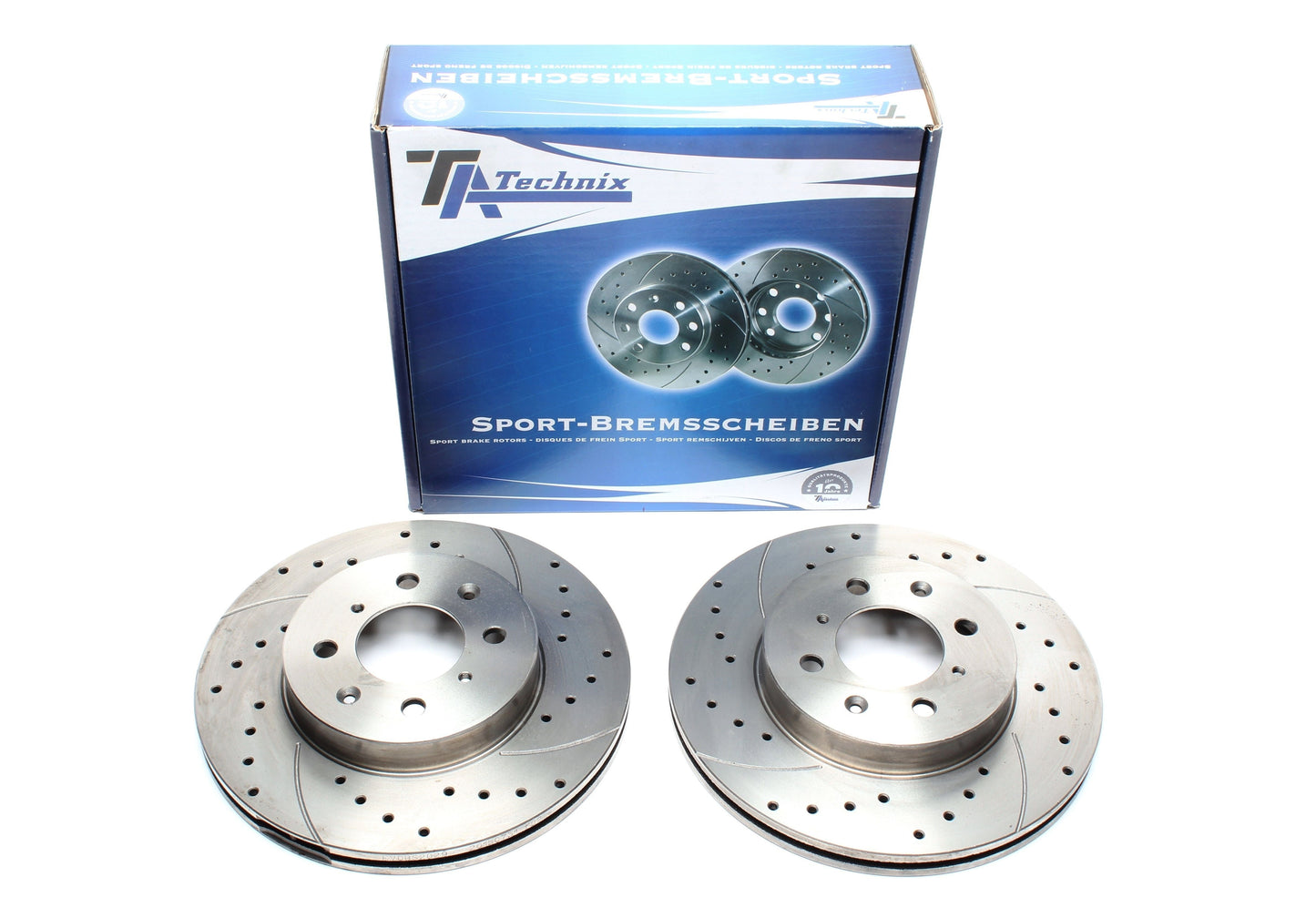 TA Technix Sport Bremsscheiben Satz Vorderachse passend für Honda Concerto / Rover 200 Hatchback / 200 Coupe / 400 / 400 Tourer / Cabriolet