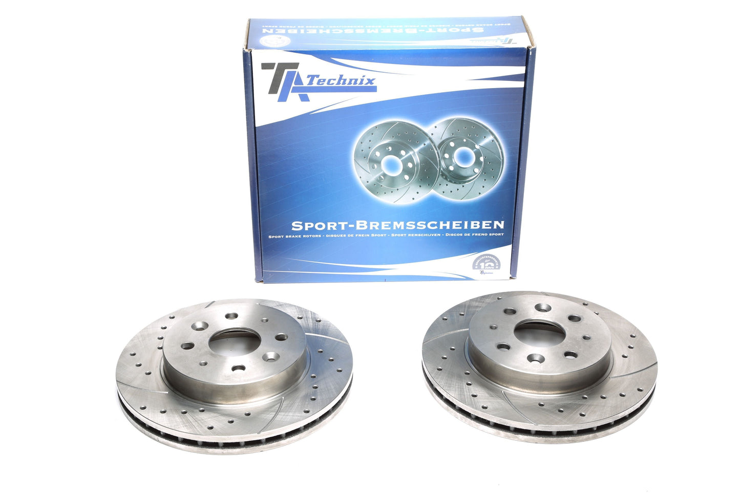 TA Technix Sport Bremsscheiben Satz Vorderachse passend für Kia Rio Stufenheck / Rio Kombi
