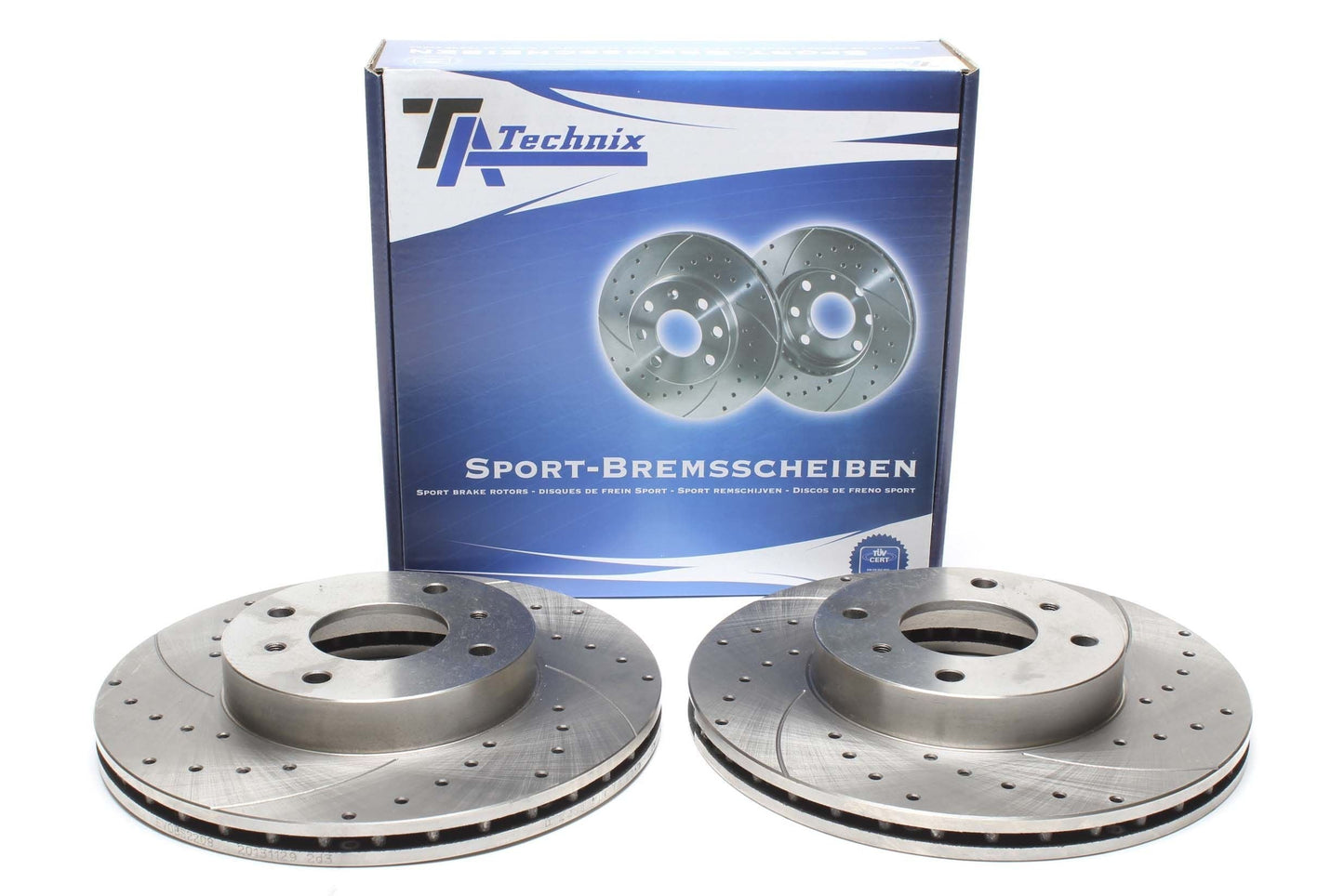 TA Technix Sport Bremsscheiben Satz Vorderachse passend für Nissan 200SX / Almera / Primera