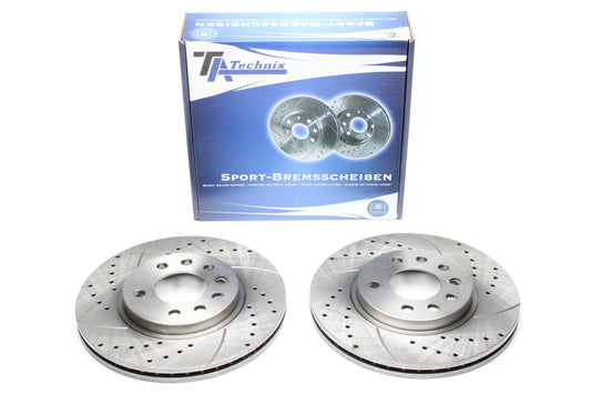 TA Technix Sport Bremsscheiben Satz Vorderachse passend für Opel Vectra A/Saab 900 II