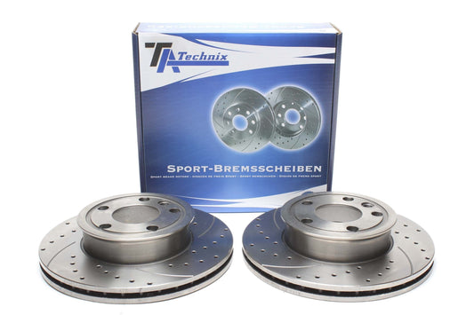 TA Technix Sport Bremsscheiben Satz Vorderachse passend für VW T4