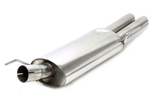 TA Technix Endschalldämpfer 2x76mm aus Rennsportanlage RS3E276SC passend für VW Golf III, Golf III+IV Cabriolet