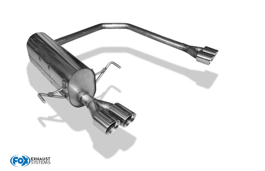 FOX Opel Astra H/ Astra H GTC Endschalldämpfer Ausgang rechts/links - 2x76 Typ 25 rechts/links