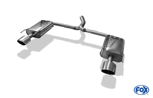 FOX Opel Insignia A - Sports Tourer Endschalldämpfer rechts/links - 140x90 Typ 44 rechts/links