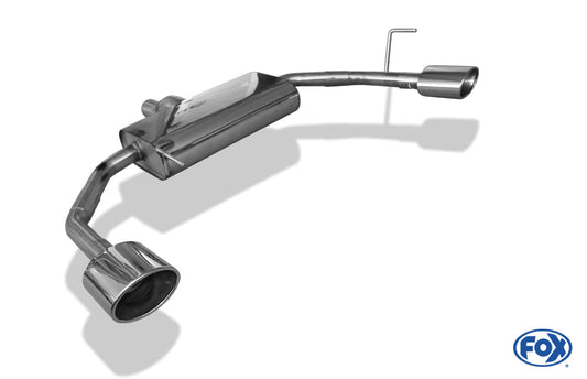 FOX Opel Signum Sportheck Endschalldämpfer Ausgang rechts/links - 140x90 Typ 44 rechts/links