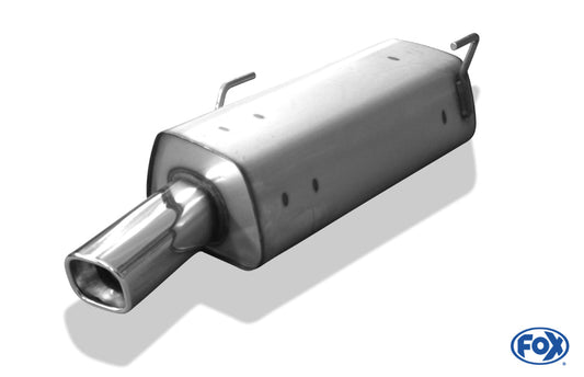 FOX 206 Limousine/ CC Endschalldämpfer - 88x79 Typ 71