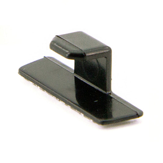 Ersatz-Clip P02 - Kunststoff selbstklebend Hakenmodell