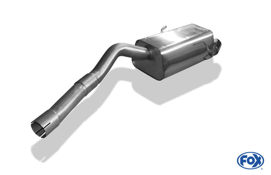 FOX Renault Espace III Endschalldämpfer - 2x80 Typ 12