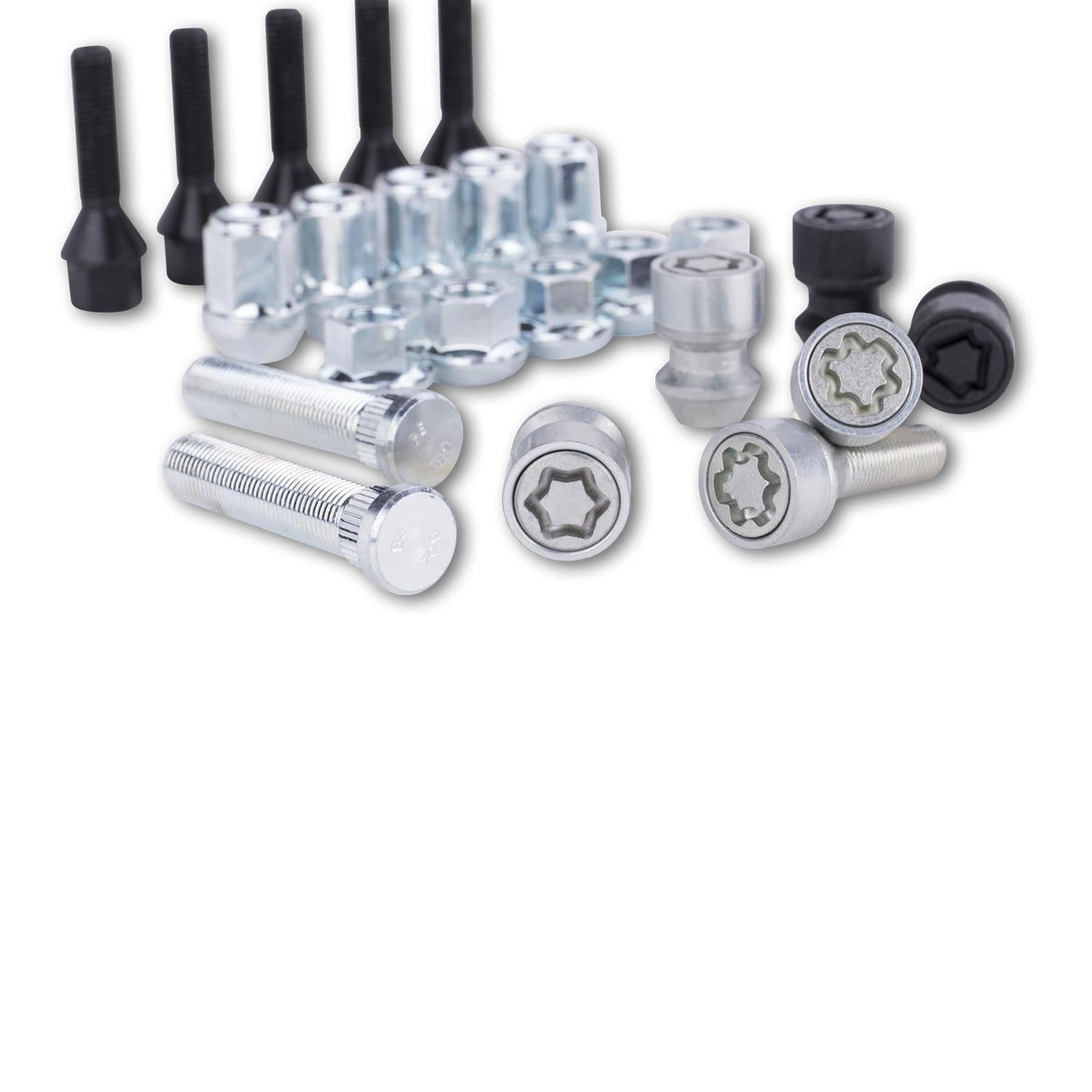 Radschraube M14x1,5x40mm KU R14 silber (10 Stk)