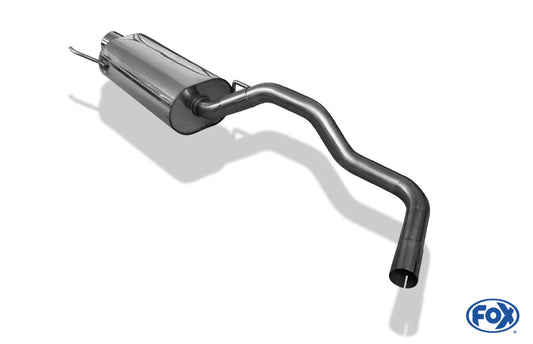 FOX Seat Ibiza 6K Endschalldämpfer Halter nach vorn - 1x90 Typ 13