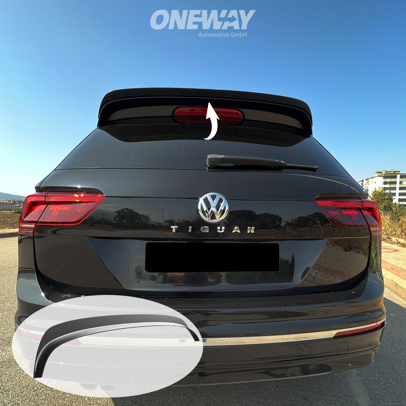 Oneway Heckspoiler VW Tiguan MK 2 R Line 2015 - 2020