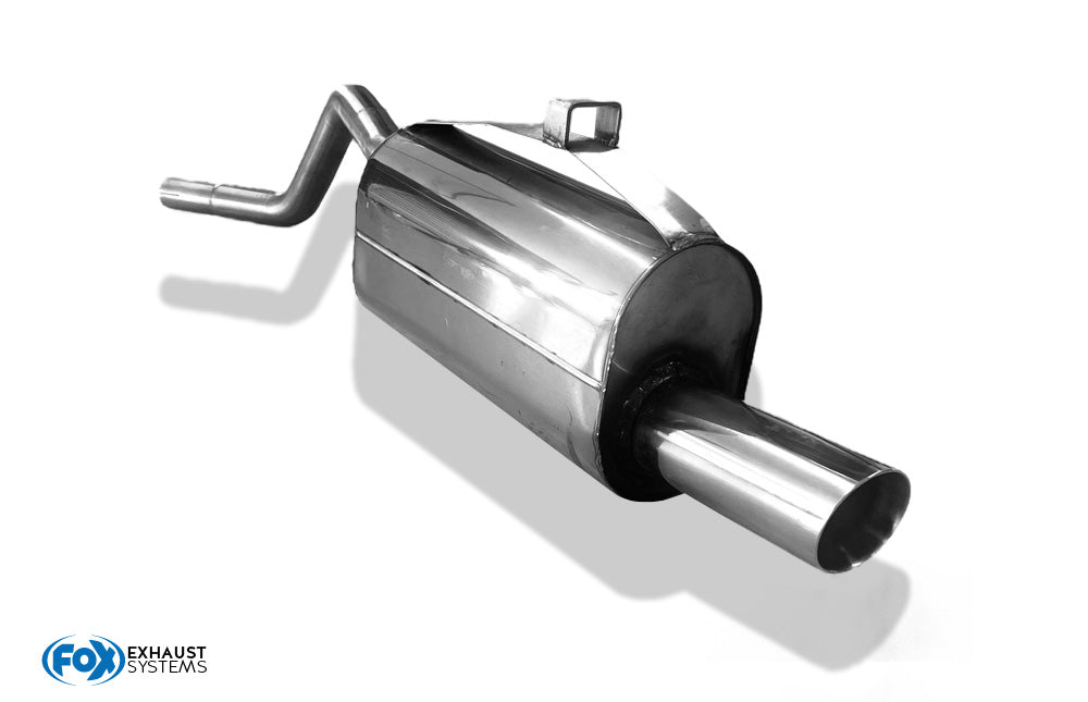 FOX Toyota Starlet P9 Endschalldämpfer - 1x80 Typ 25