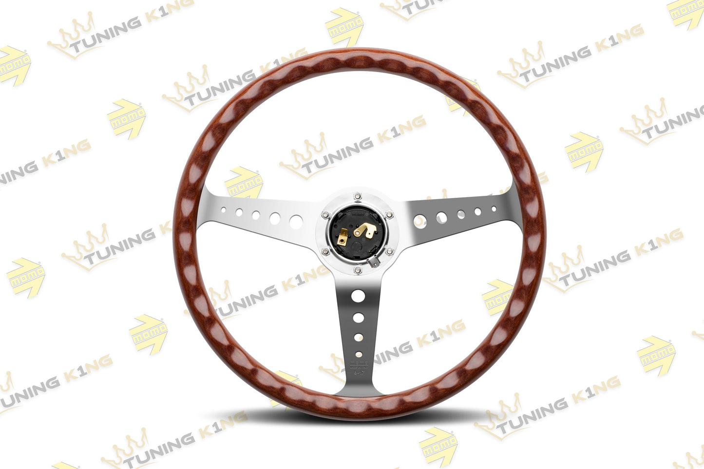MOMO Lenkrad California 360mm Mahagoni SET
