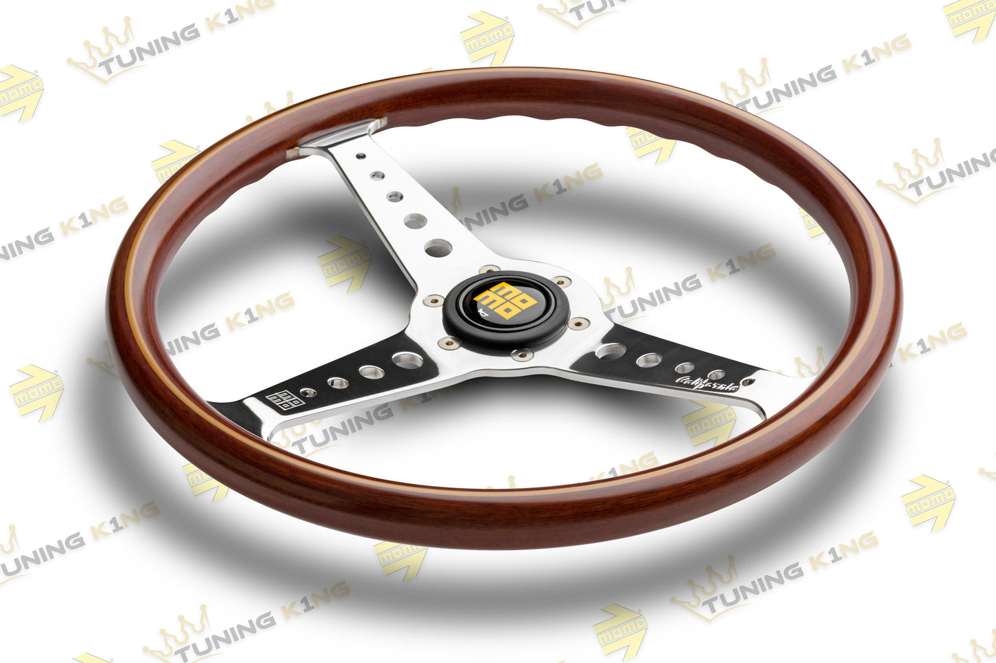 MOMO Lenkrad California 360mm Mahagoni SET