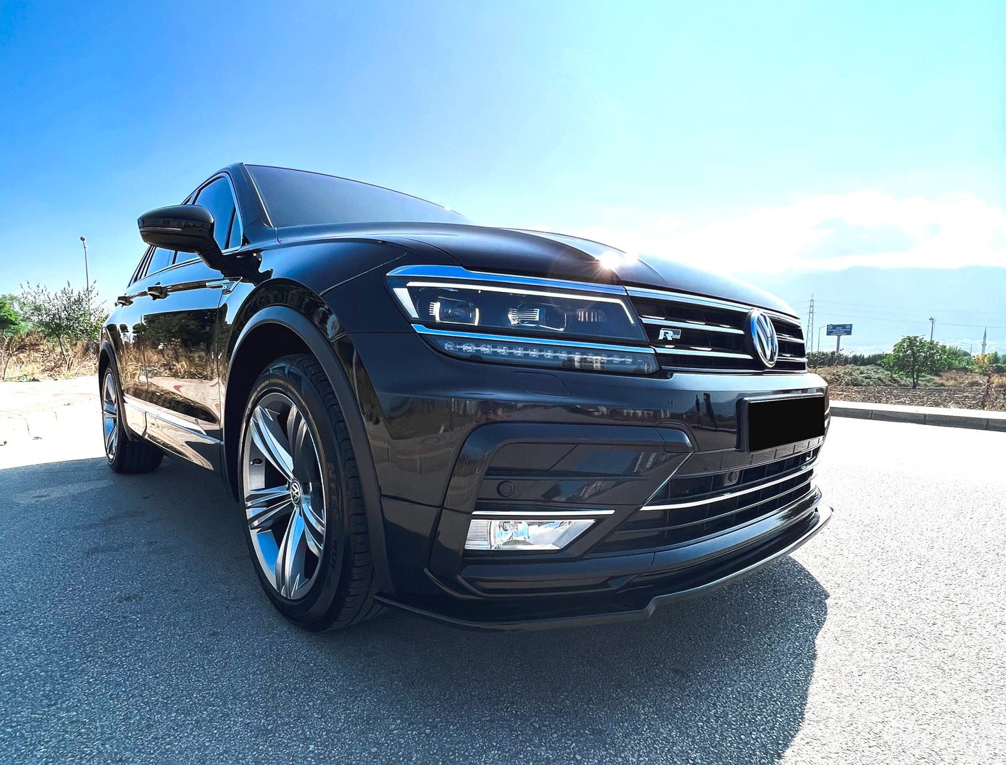 Oneway Frontspoiler VW Tiguan MK2 R-Line 2015-2020 mit ABE TÜV