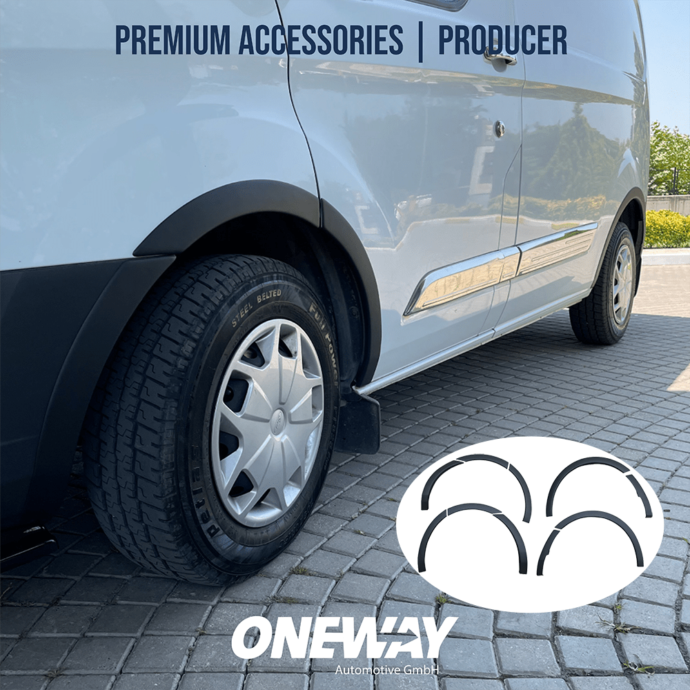 Oneway Radlaufleisten FORD Transit Custom MK1 Facelift 2018-2023 mit ABE TÜV