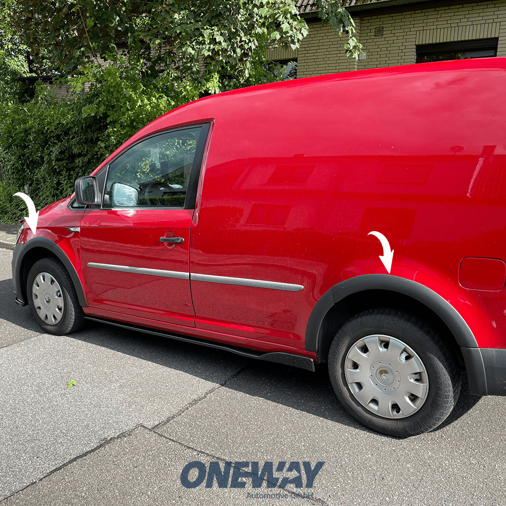 Oneway Radlaufleisten VW Caddy MK4 2015-2021 mit ABE TÜV